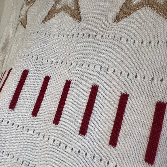 Vintage Grandma Patriotic Fourth of July Short Sleeve Sweater - Picture 6 of 10